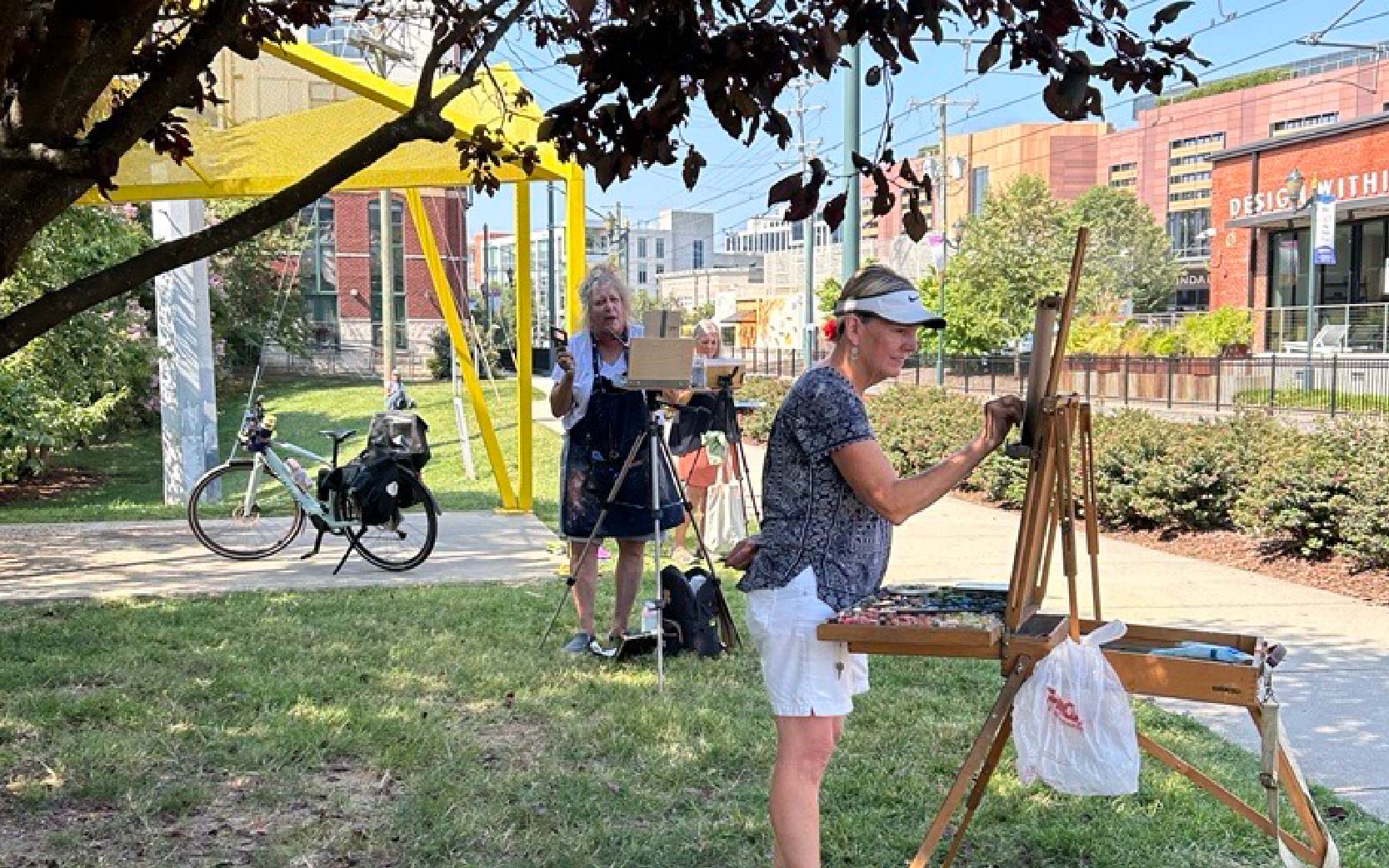 Plein Air Paintout at CIAF Charlotte International Arts Festival